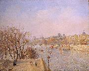 Camille Pissarro The Louvre: Morning Sweden oil painting artist
